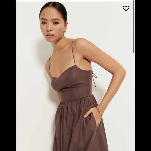 NWT  Reformation Vinny Dress cafe - Picture 3 of 8